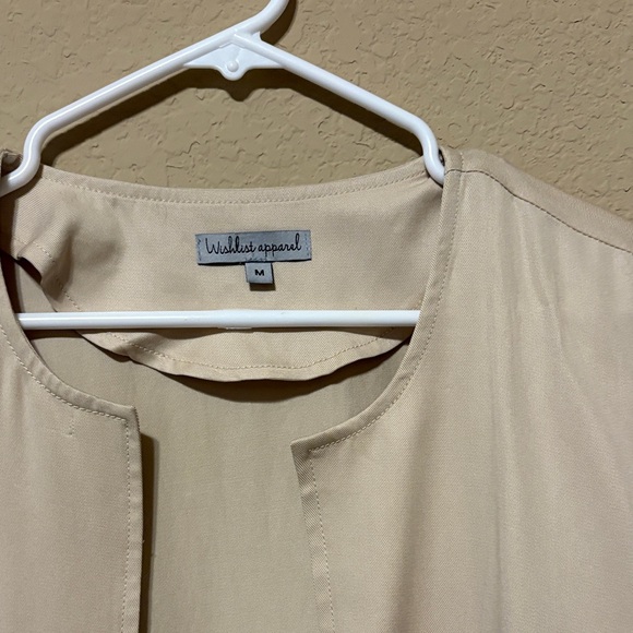 Cream Button-Front Jacket - Picture 2 of 7